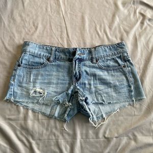 Forever21 Distressed Jean Shorts